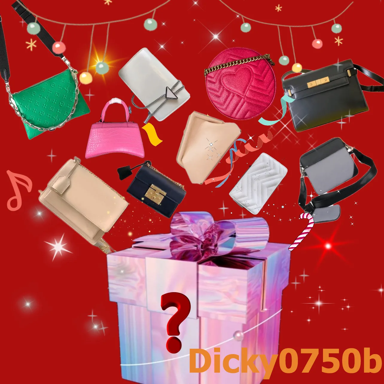 Designer bags Lucky boxes Mystery box lady Designer Handbags clutch Shoulder Crossbody Bag lady Luxury Handbag Women Designers Bags Purse Mini Totes dicky0750