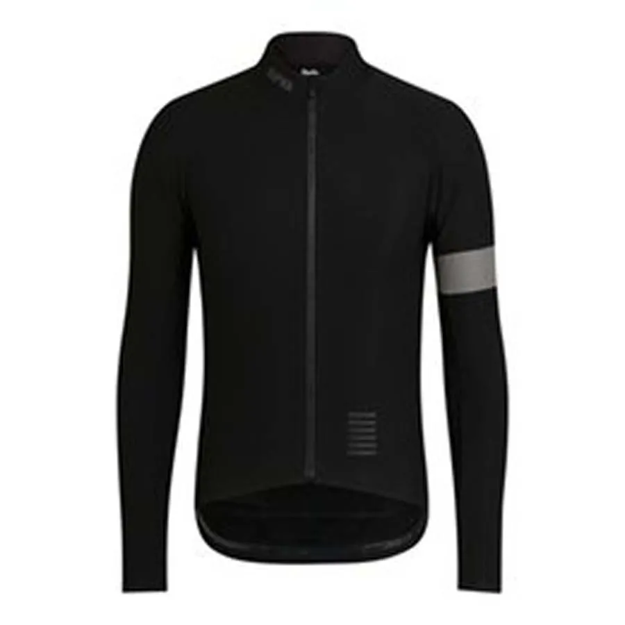 RAPHA Pro Team Printemps / Automne Hommes Cyclisme Manches Longues Jersey Road Racing Chemises Équitation Vélo Tops Respirant Sports De Plein Air Maillot S21050727