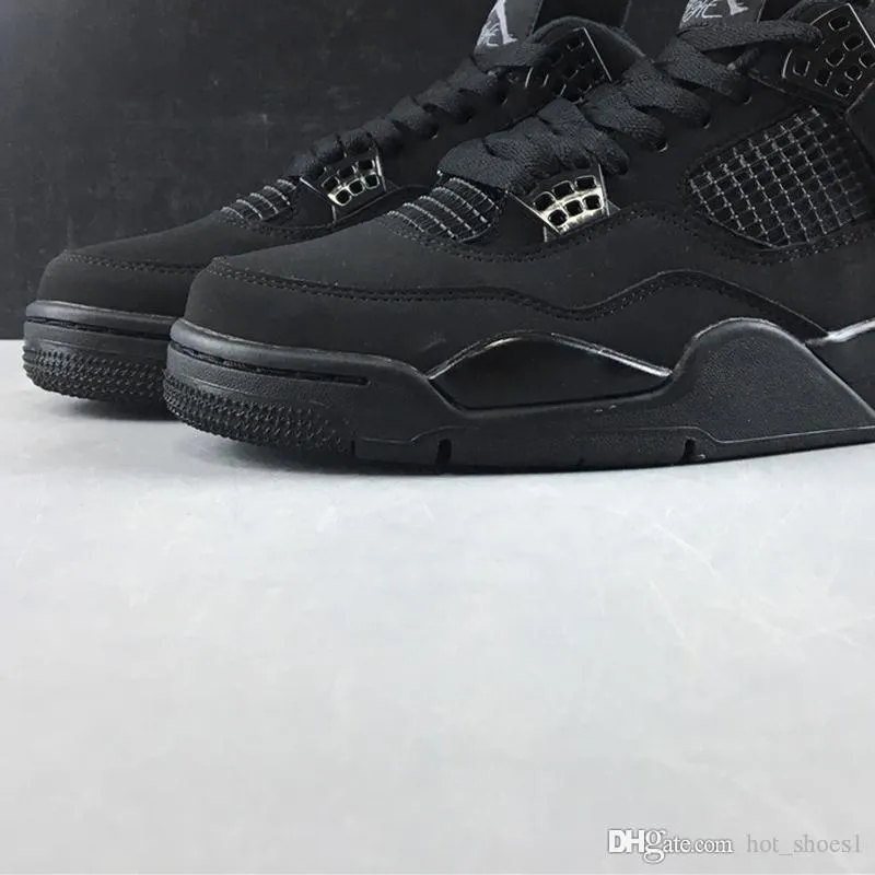 Air jordan retro deals 4 black cat damskie