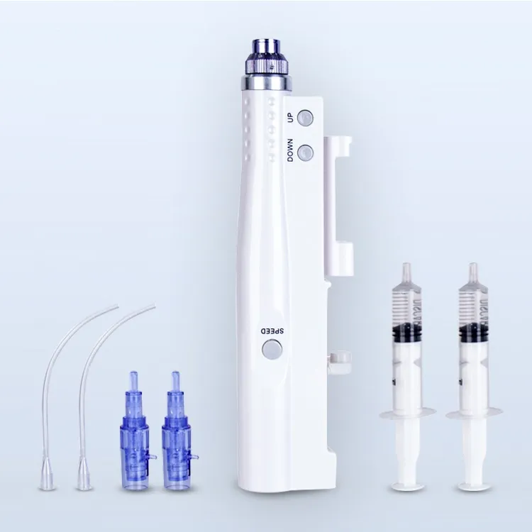 20201 Mesogun anti aging mesotherapy gun micro needle 5 Needles Tip Negative Pressure Cartridge