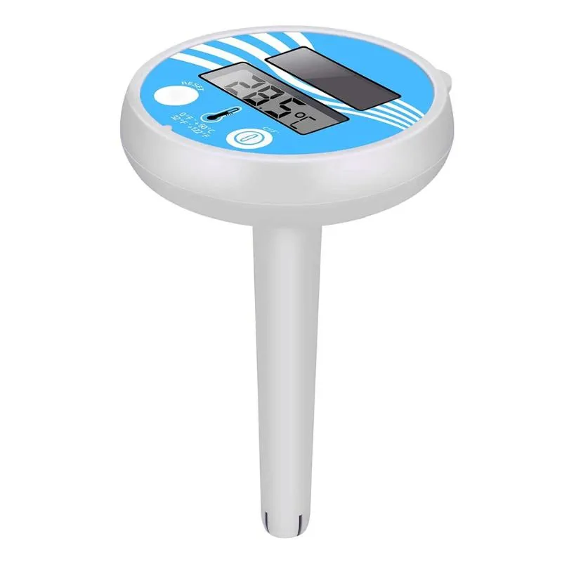 Digital Floating Thermometer solar Powered Accurate Floating Water Temperature Meter for Pool Spa 