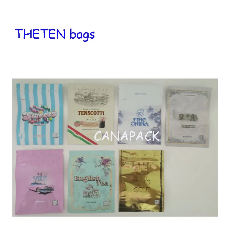 3 5g sacs mylar sac à dos boyz runtz les dix gumbo SPRINKLEZ 420 emballage cali packs CANNATIQUE SHERB MONEY sac anti-odeur