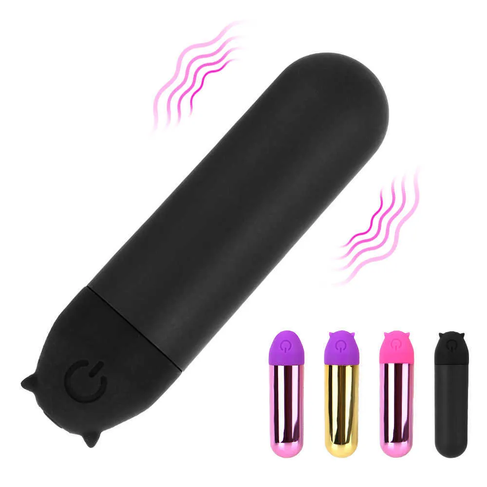 Masaż Izby Dildo Wibrator 10 Prędkość Stymulator Clitoral Sexy Shop Mini Bullet Zabawki dla kobiet Kobiet Masturbator G Spot Masażer