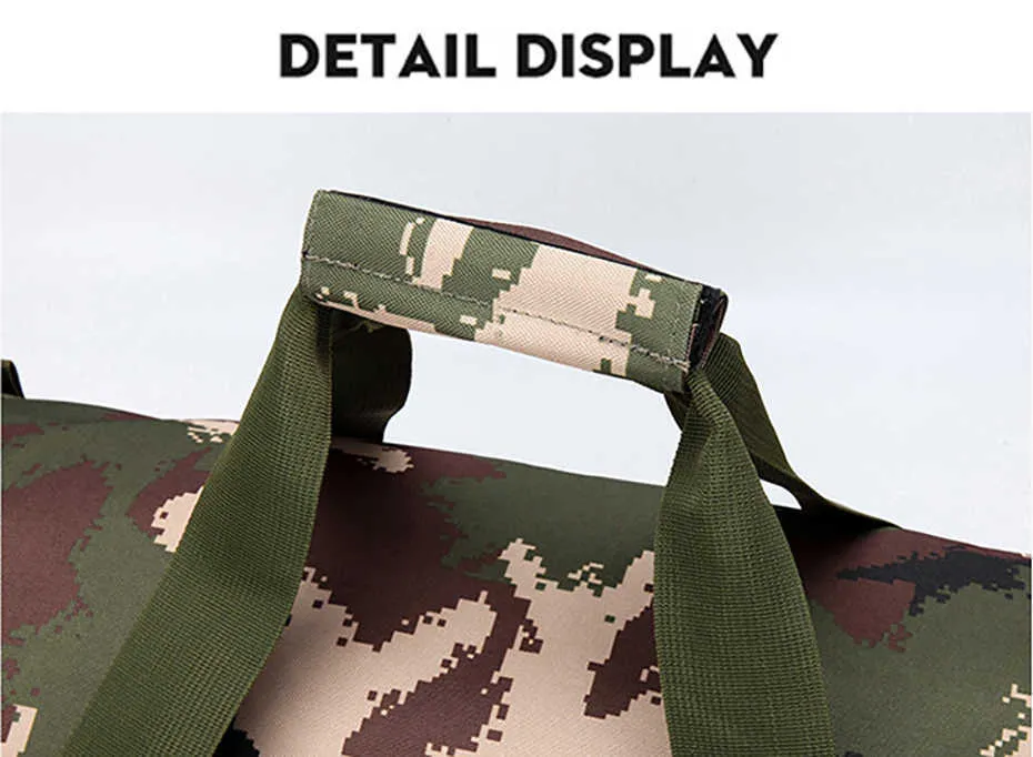 Camo Gym Sports Bag Men Waterproof Fitness Training Backpacks Multifunctional Travel Luggage Outdoor Sporting Tote For Male26