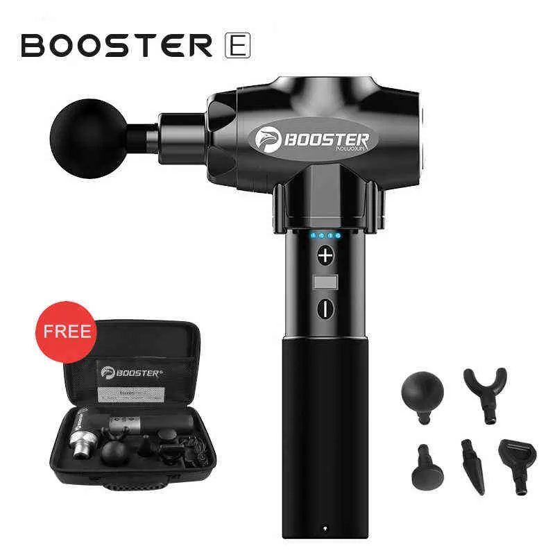 Booster Masseur 5 Massage Stimulateur Musculaire Vibrant Masseur Électrique Relaxation Du Corps Minceur Thérapie Pistolet pour fitness H1224