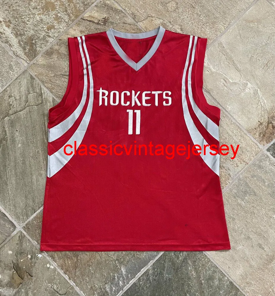 Vintage Yao Ming Basketball Jersey Hafdery Niestandardowy numer nazwy xs-5xl 6xl