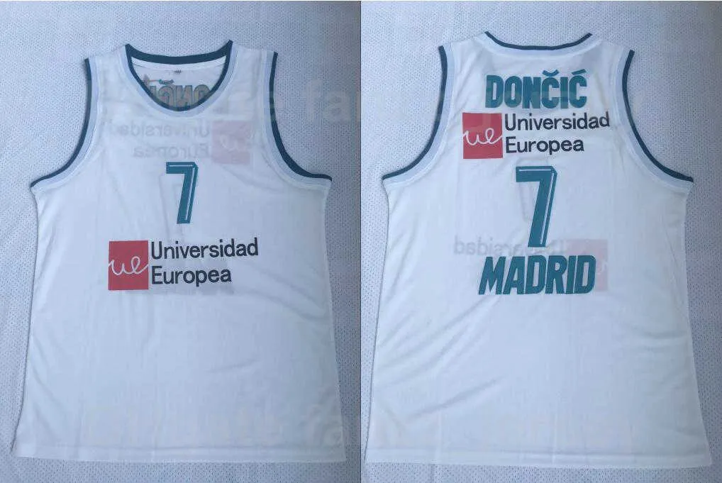 レアル・マドリード バスケットボールジャージ ルカ・ドンチッチ 7 番 Teko レアル・マドリード バスケットボールジャージ ルカ・ドンチッチ