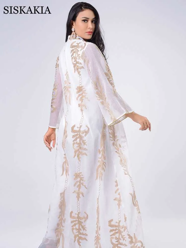 Sequin Embroidered Abaya Dress for Women - Siskakia Moroccan Kaftan, Turkey Arabic Jalabiya, Islamic Ethnic robe Abaya for Eid 210806 Sequin Embroidered Abaya Dress for Women - Siskakia Moroccan Kaftan, Turkey Arabic Jalabiya, Islamic Ethnic robe Abaya for Eid 210806