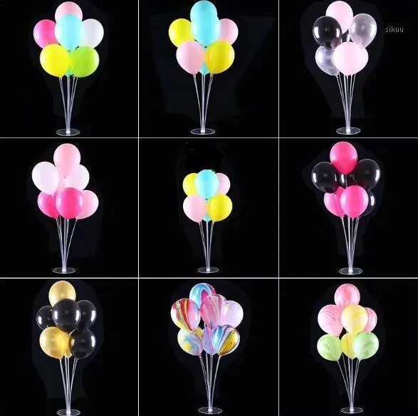 Balloon Stand Table Base With Balloons Set Decoration For Christmas Festival Wedding Baby Shower Party