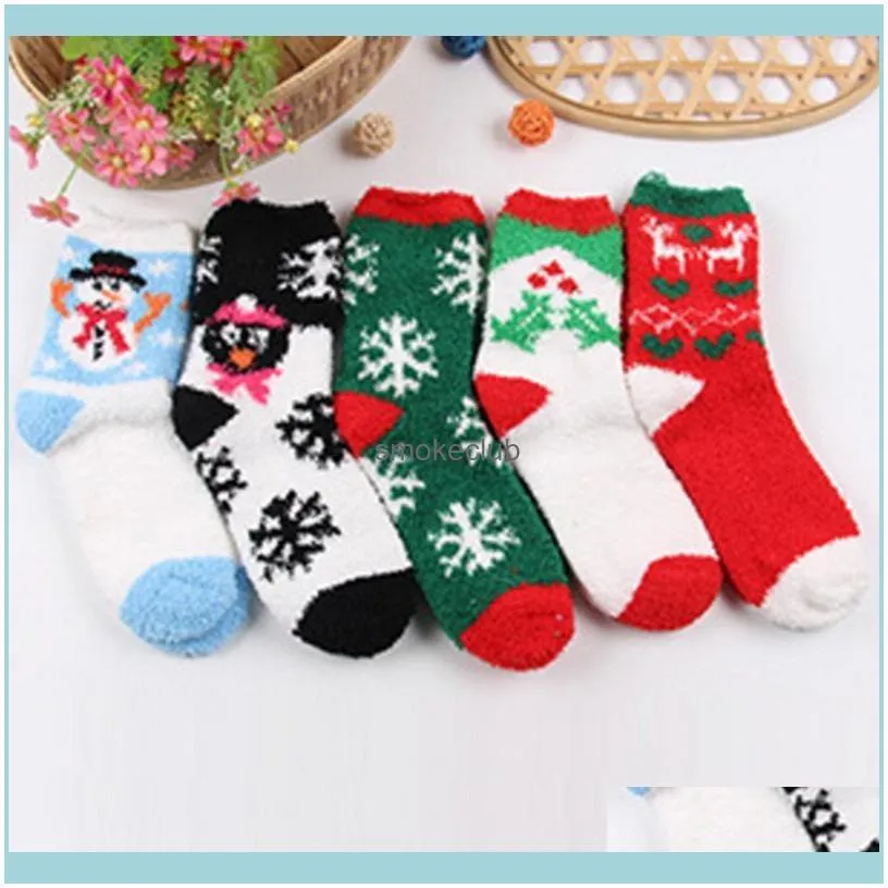 Pair Warm Soft Women Socks Winter Spring Christmas Woolen Running Tennis Yoga Sports For Girls Ladies