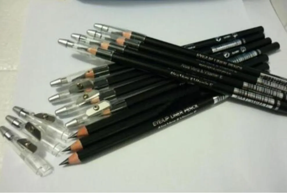 Lápis delineador à prova d'água de marca de alta qualidade mais vendido, preto e marrom