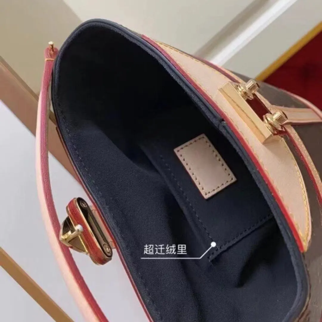 luxurys designers NEONOE Bucket Handbags Fashion Women`s Bags old flower Purses Women Tote Brand Letter Genuine Leather Shoulder crossbody bag