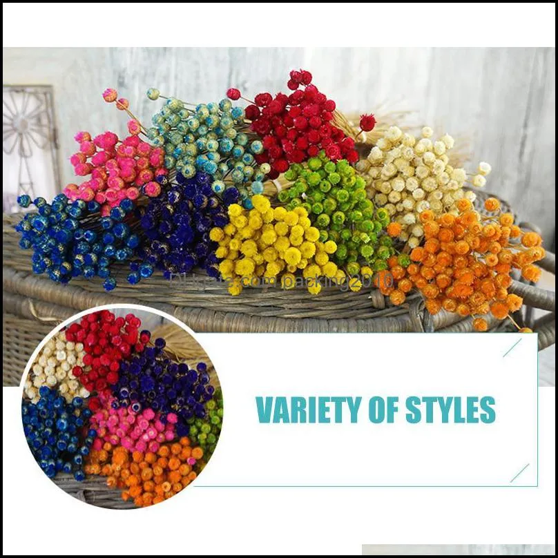 Decorative Flowers & Wreaths 50 Stems Dried For Arrangements Bundle Home Decor Po Props Handmade Air-drying _WK
