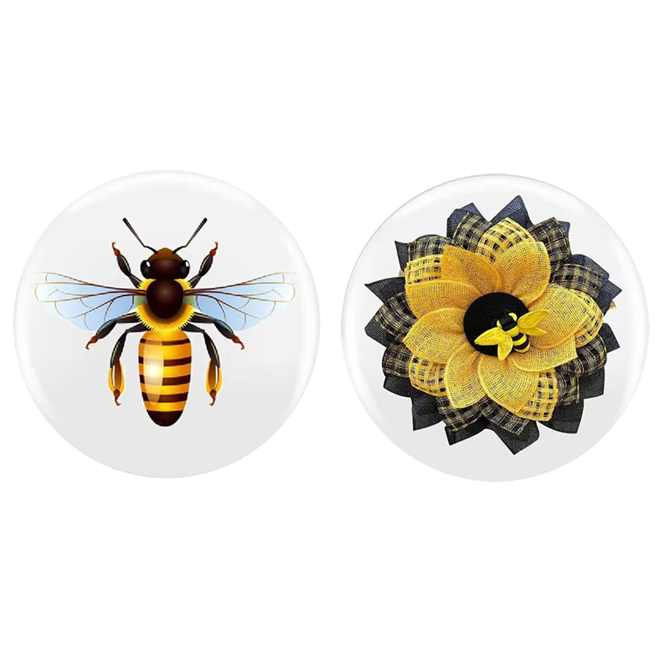 Bumble Bee Day Button Pins Premarket Honey Bee Button Badges Bees