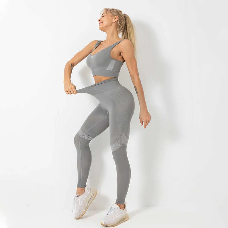 Seamless Women Yoga Clothing Gym Set Yoga Workout Set Antistatic