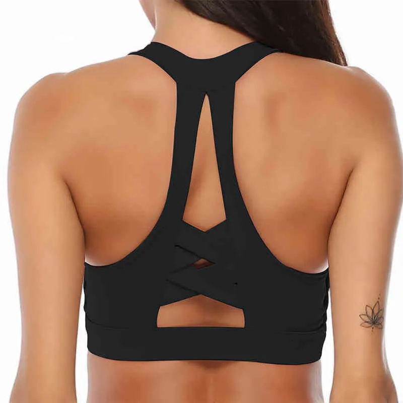 High Impact Sports Bra for Women Full Coverage Front Adjustable Lightly  Padded Wire Free Underwear 34 36 38 40 42 B C D E F G H