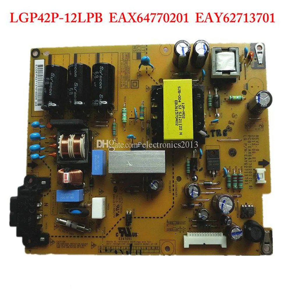 TV電源ボード、LG、42LS3150-CA EAX64770201 EAX62713701 REV1.0