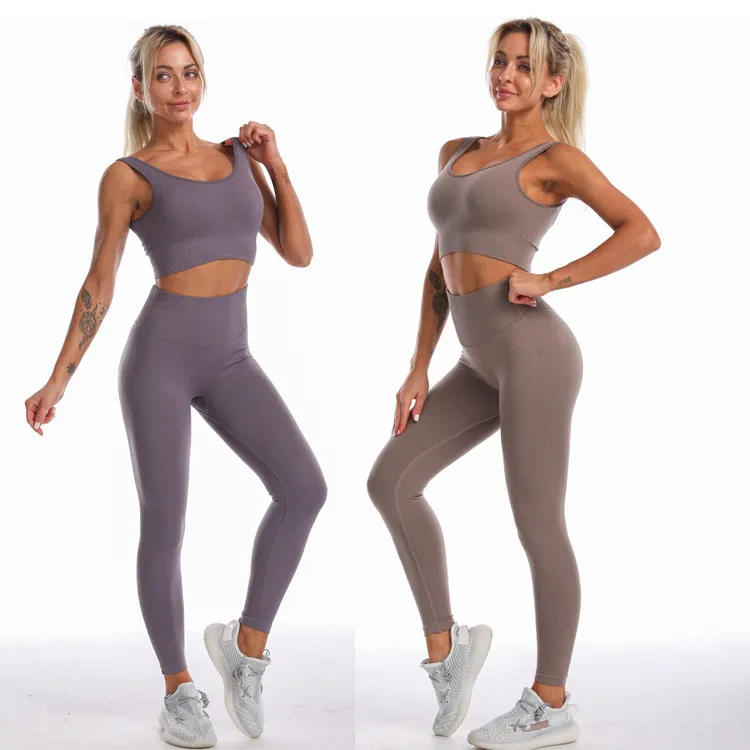 Designer Yoga Sportwear Trainingsanzüge Fitness Gym BH Align Leggings 2-teiliges Set Outdoor-Outfits Sportbekleidung Sportlich Elastisch yogaworld Fleece Tech Wear Active