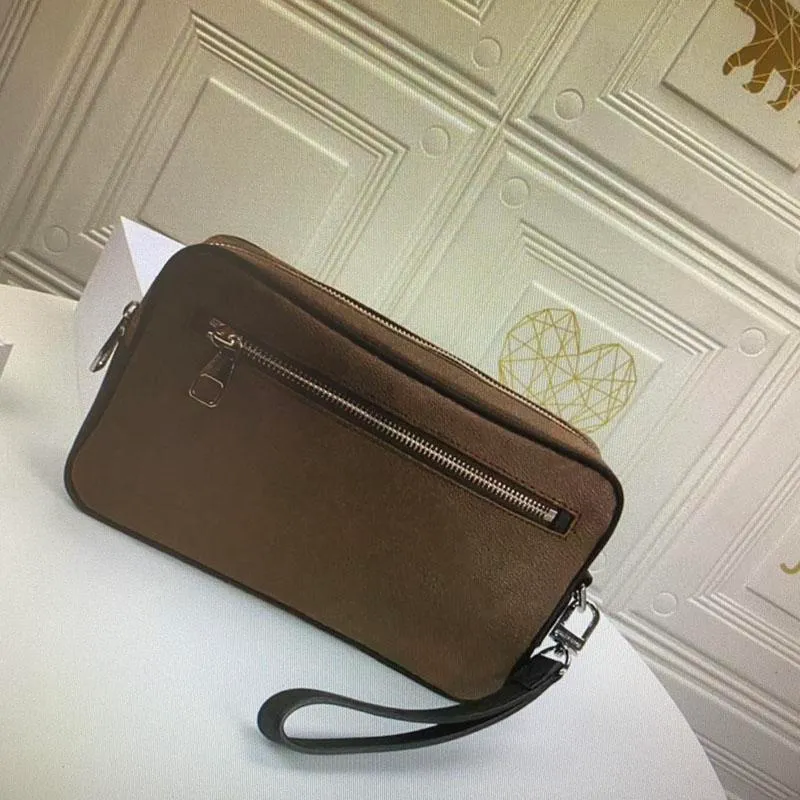M42838 Top Quality KASAI Strap Wrists Bag for Men Classic Women Canvas Wrist Toiletry Kits Totes Wallet Handbags Clutch Bags N41664