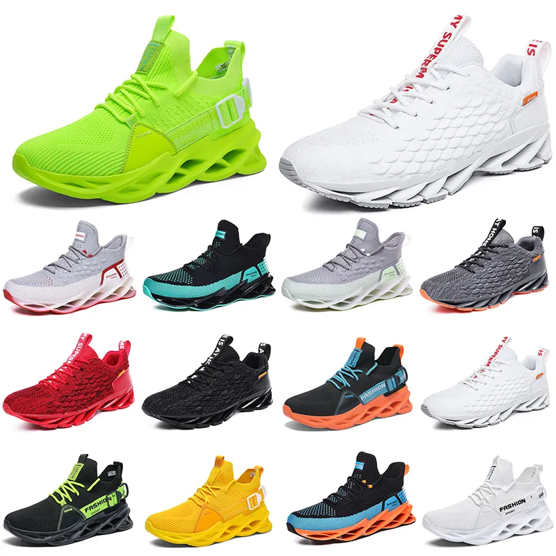 Mannen Running Schoenen Ademend Trainer Wolfs Grijze Tour Geel Triple Blacks Kaki Greens Lights Browns Mens Outdoors Sport Sneakers Walking Jogging Shoe