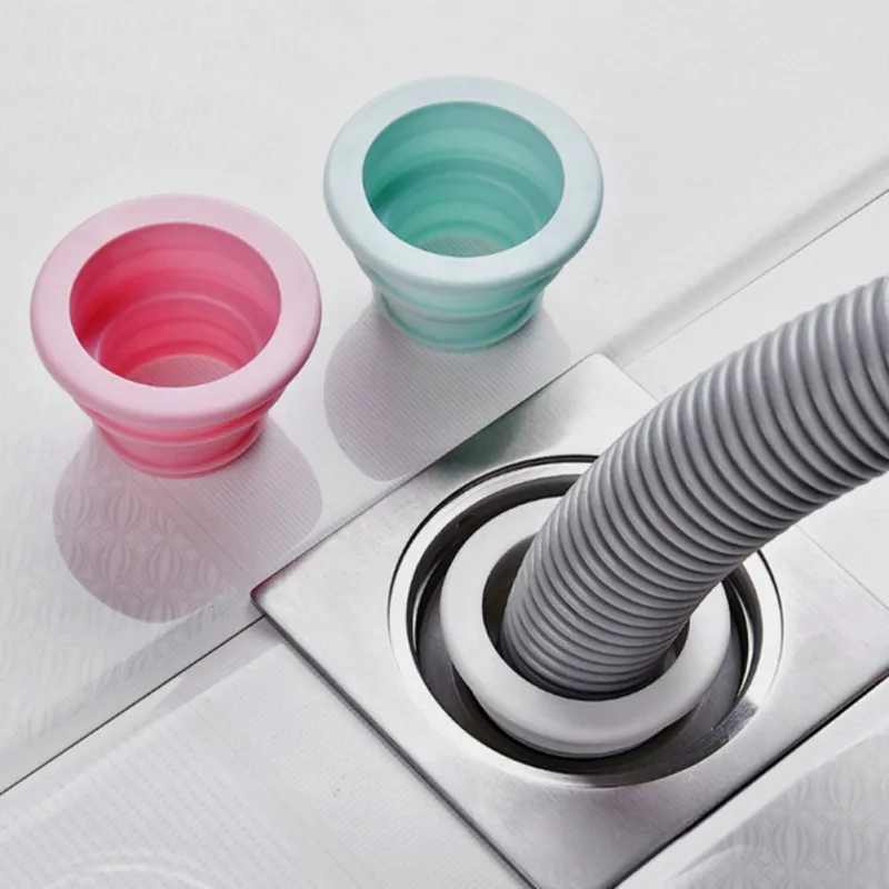 Bouchon Anti Odeur Machine à Laver Bouchon Anti-odeur Silicone Pour Machine à Laver, évier, Douche | 3 Tailles Canalisation Odeur