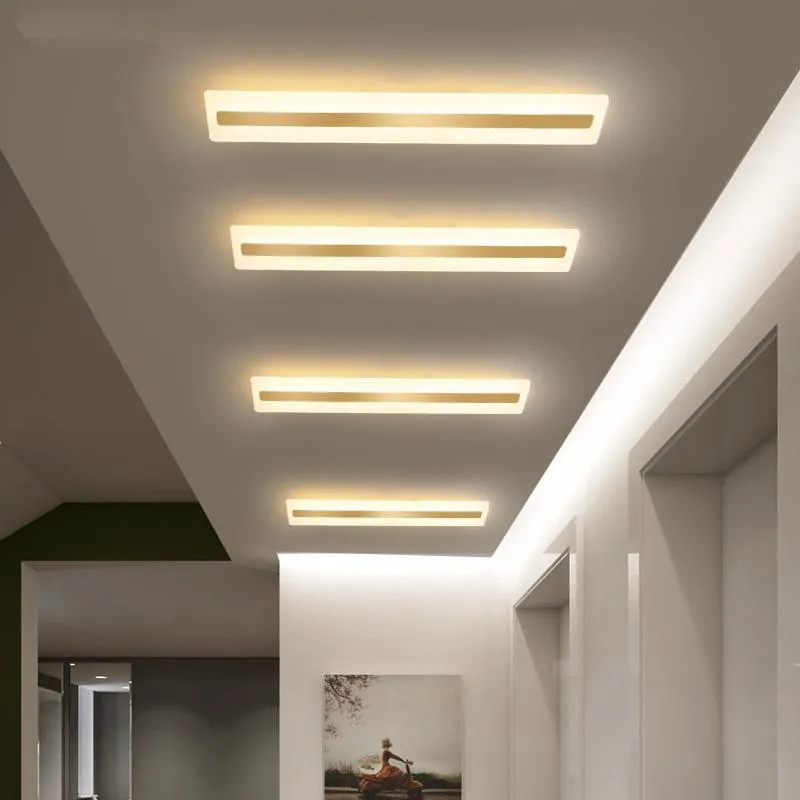 Modern Acrylic LED Kitchen Strip Lights Ceiling For Nordic Home Decor In Living Room Hallway And Bathroom From Stromileswift 61.66 DHgate.Com