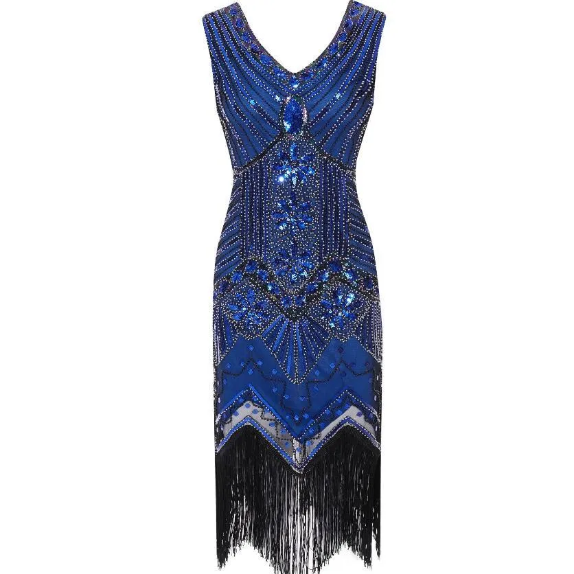 princess polly baby blue dress Great Gatsby Flapper Dress 1920s Vintage Sleeveless... From Luo04, $24.2 In  Bulk