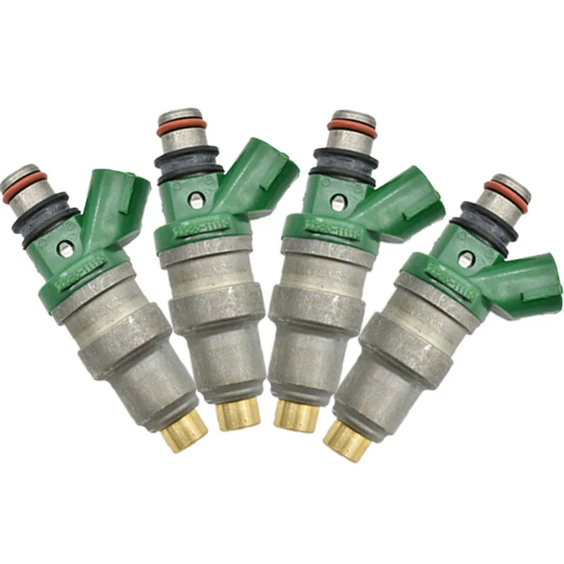 4 pièces 23250-11110 injecteurs de carburant Buse pour TOYOTA EU Starlet 1996 pour Corolla 1995 1.3L 4E-FE Tercel 1994 Paseo 1994 ~ 1995 1.5L 5E-FE