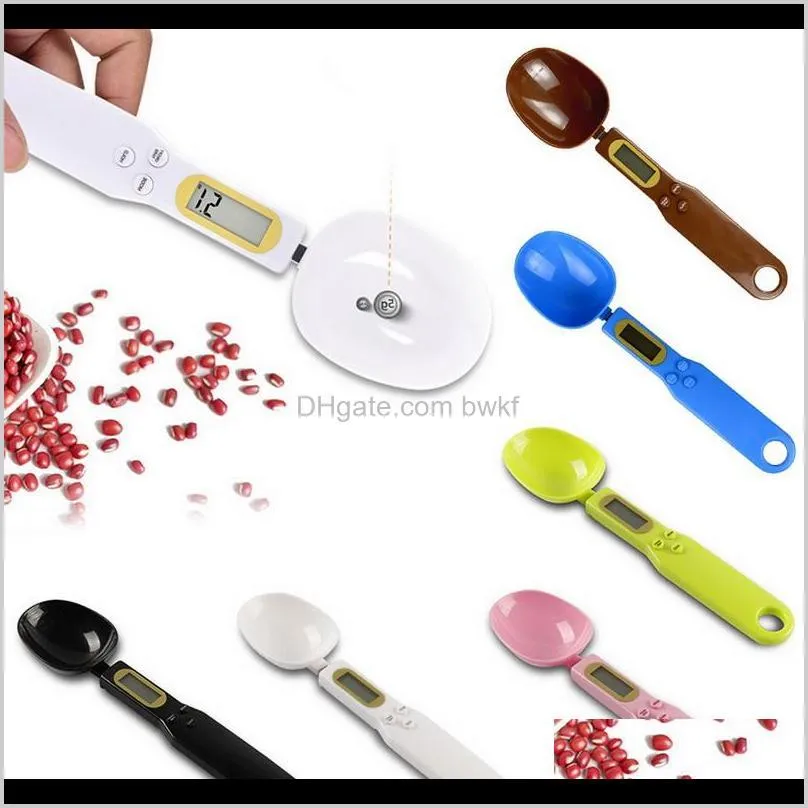 2020 new kitchen colorful abs mini spoons kitchen scale food measuring cake baking electronic balance weight