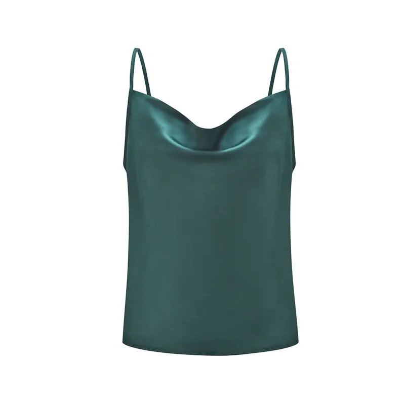 Sexy Fashion New Womens Camisole Vest Silk Camis Tanks Camis Summer Ladies Silk Size S-XXL