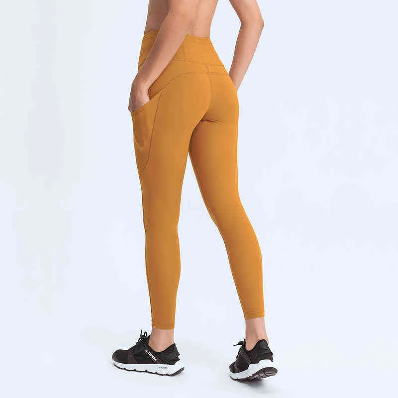 Womens High Waist Buttery Soft Gym Offline Yoga Pants With Side Pockets  Squat Proof Compression Leggings For Running And Sports 25 Inches H1221  From Mengyang10, $23.43