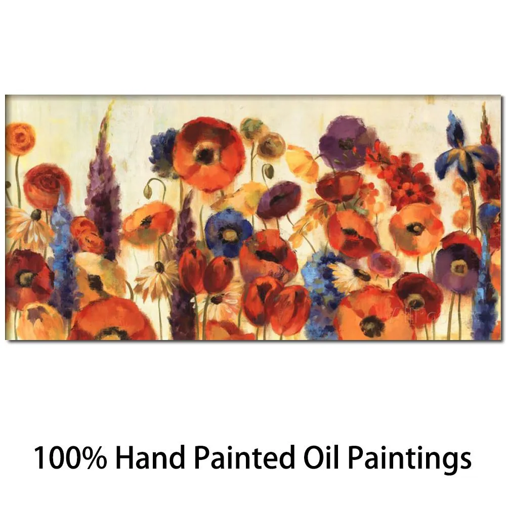 激安 買取 価格 ウォールの装飾花シルビアバスレバ抽象アート絵画うれみの庭園キャンバスオイルの再現高品質の手描きモダンなアートワーク 国内配送料無料 Strata Ae