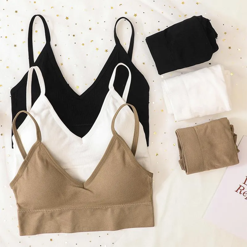 Ensembles de soutiens-gorge sans couture femmes ensemble de soutien-gorge Push Up haut court shorty taille haute culotte sous-vêtement de sport actif Lingerie Fitness