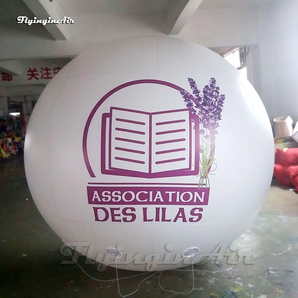 Personlig utomhus parade prestanda uppblåsbara helium ballong reklam pvc air floating ballon med anpassad utskrift för händelse