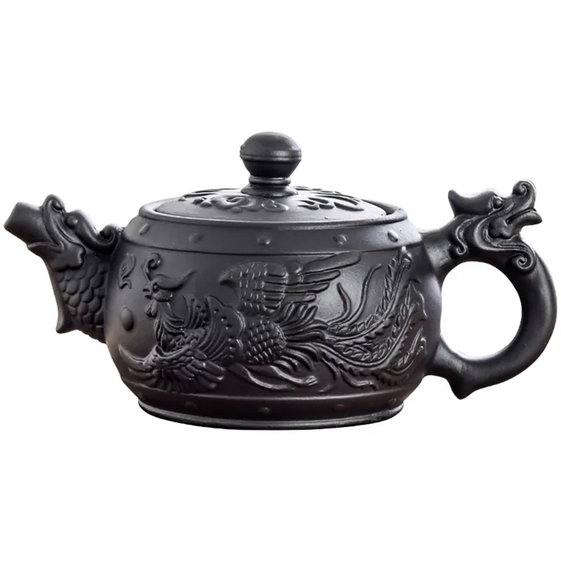 Yixing grande capacité violet sable Pot fait à la main chinois argile théière tasse à thé ménage bouilloire en céramique 210813