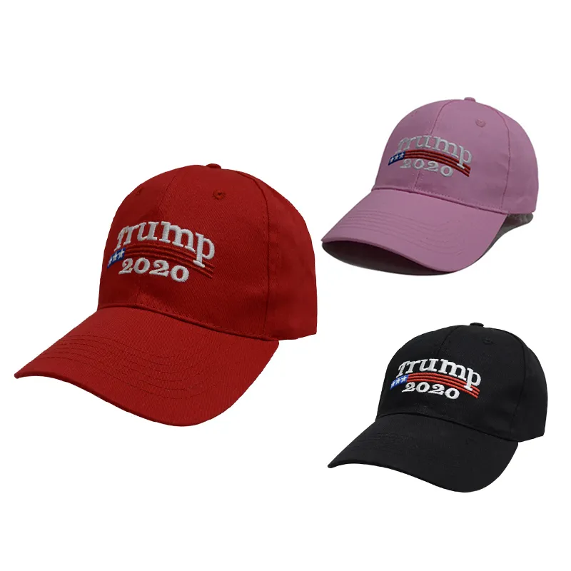 Broderie Trump chapeau 2020 rendre l'amérique grande encore Donald Trump casquettes de Baseball chapeaux casquettes de Baseball adultes chapeau de sport