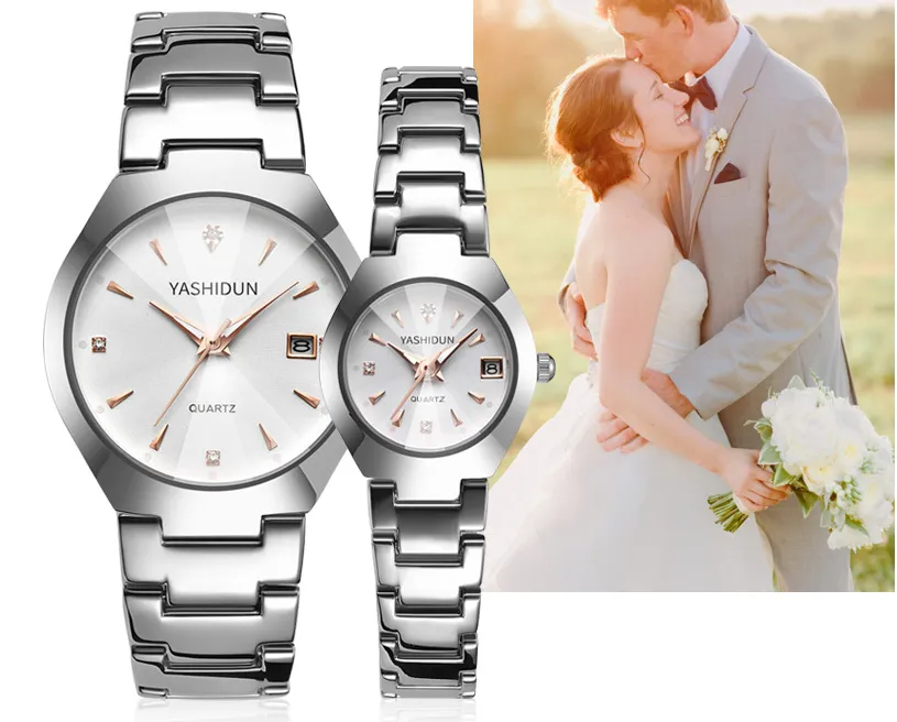 Luxury Smart Lovers Couples Wristwatch With Stainless Steel Bracelet 38MM Quartz And 26MM Mens Watches Trendy And High Quality Recommendations From Jason007 21.55 DHgate.Com