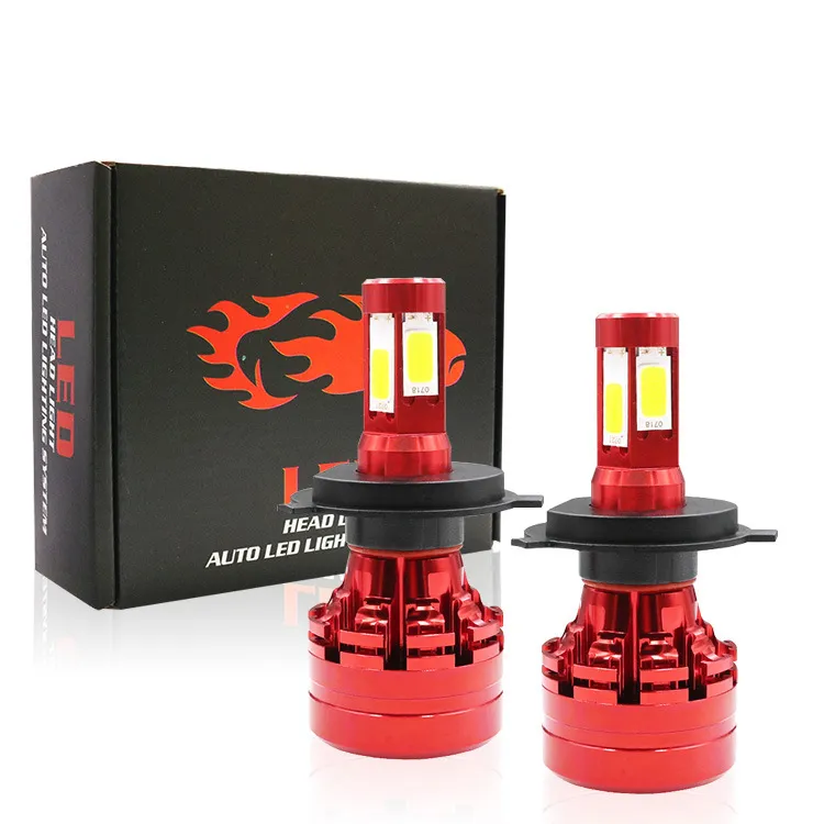 X9 COB phare LED projecteur de voiture H4 H7 9005 9006 9007 H13 H16 8000LM lampe universelle Auto ampoules