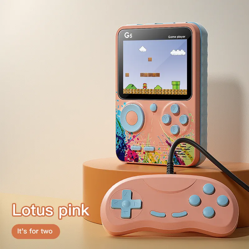 G5 Portable Handheld Game Players Machine Coloré Macaroni Couleur Écran Rétro Jouets pour Enfants YXJ001 article ottie