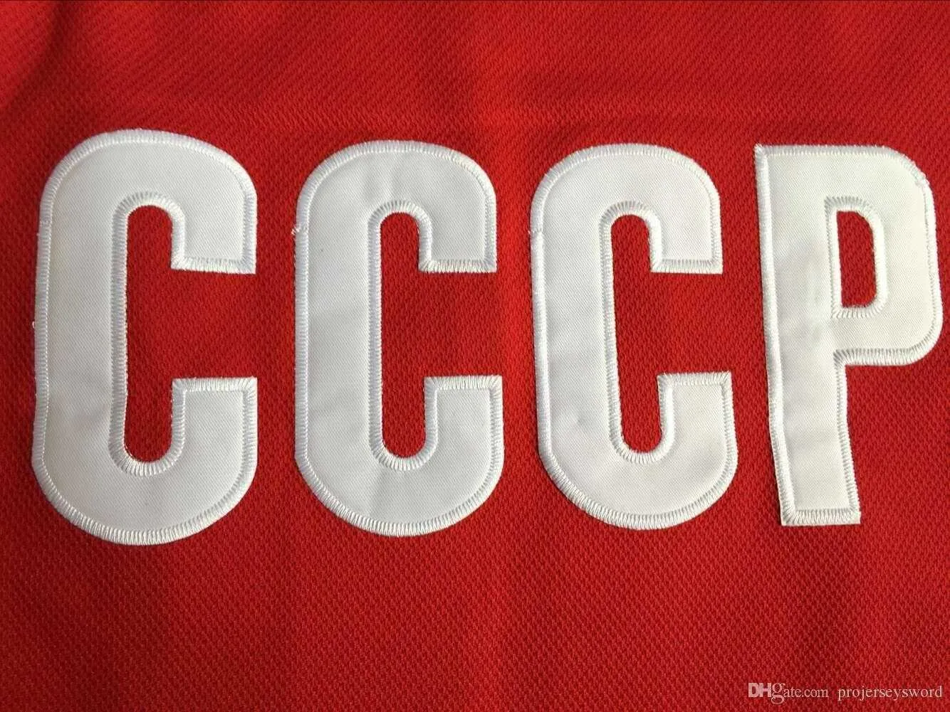 1980 CCCP Russia Hockey Jersey 10 Alexander Maltsev 14 Zinetula Bilyaletdinov 20 Vladislav Tretiak Hockey Jerseys 