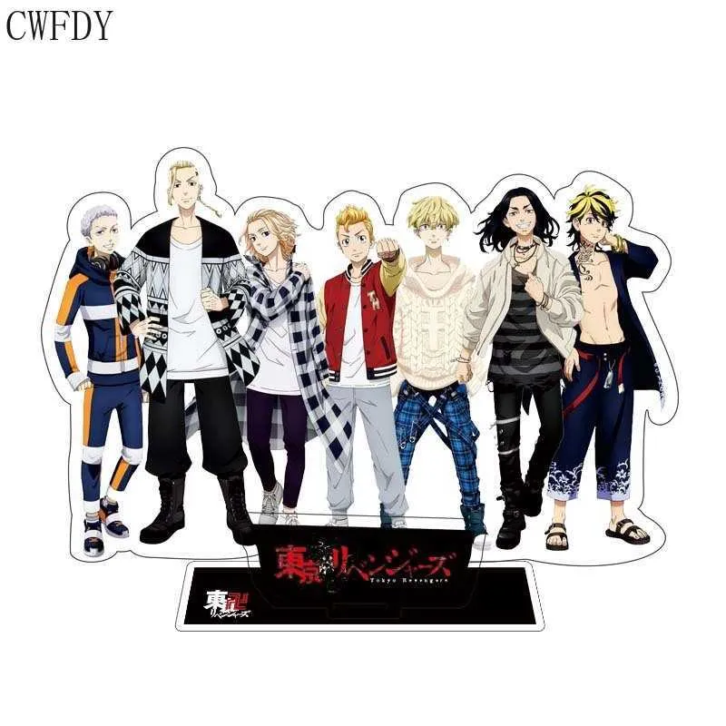 Anime Tokyo Revens Keychain Sano Manjiro Ryuguji Ken Draken Takemichi Hinata Paren Sleutelhanger Grappige Hanger Geschenken voor vrienden G1019