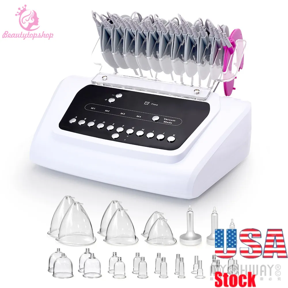 Estimulador muscular elétrico Microcurrent Terapia Massager Massager Bomba Levantando Massager Massager Massager Copo Body Body