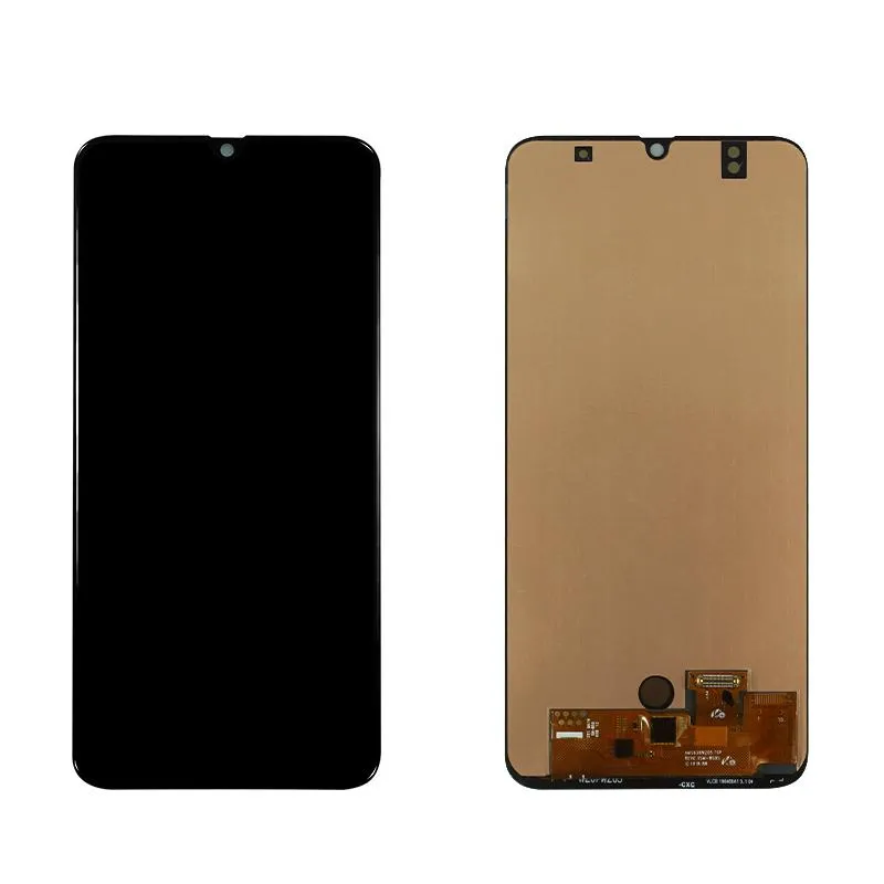 LCD-skärm Touchpaneler för Samsung Galaxy A50 A505 A50S A507 Incell Screen Digitizer Assembly Ersättning utan ram