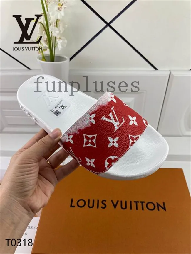 LouisVuitton Louis Vuitton Slippers LV Brand Designer Slides For