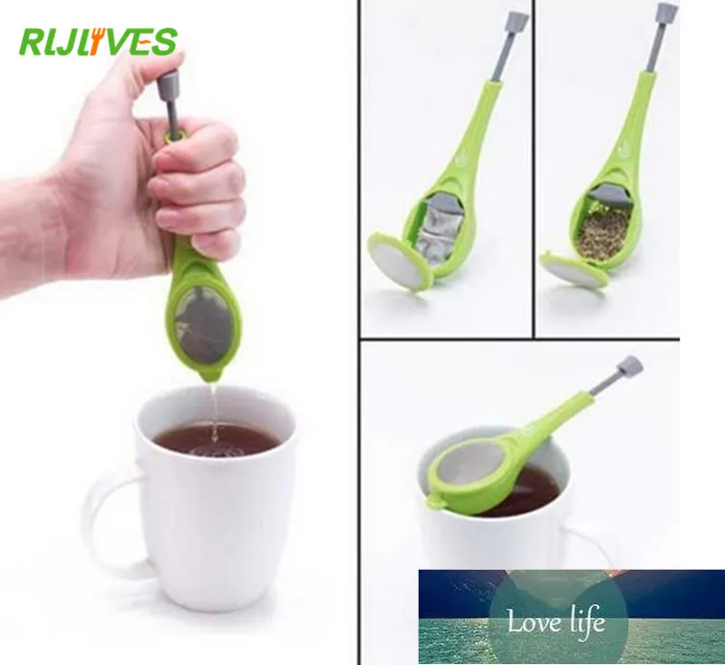 RLJLIVES Sabor Total Tea Infuser Gadget Medida Remolino Steep Stir Press Plastic TeaCoffee Colador Precio de fábrica diseño experto Calidad Último estilo Original