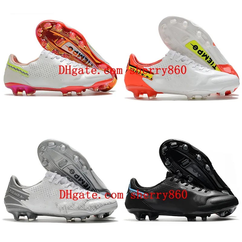 2021 Tiempo Legend 9 Elite FG scarpe da calcio Focus Motivazione Rawdacious Black Pack 9th Mens scarpe da calcio basse alla caviglia tacchetti
