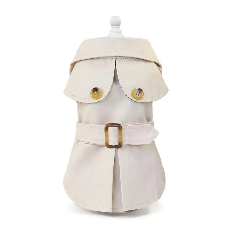 Abbigliamento per cani Primavera Abiti estivi Bello trench Abito per animali domestici Abiti caldi per cani di piccola taglia Costumi Giacca Camicia per cuccioli