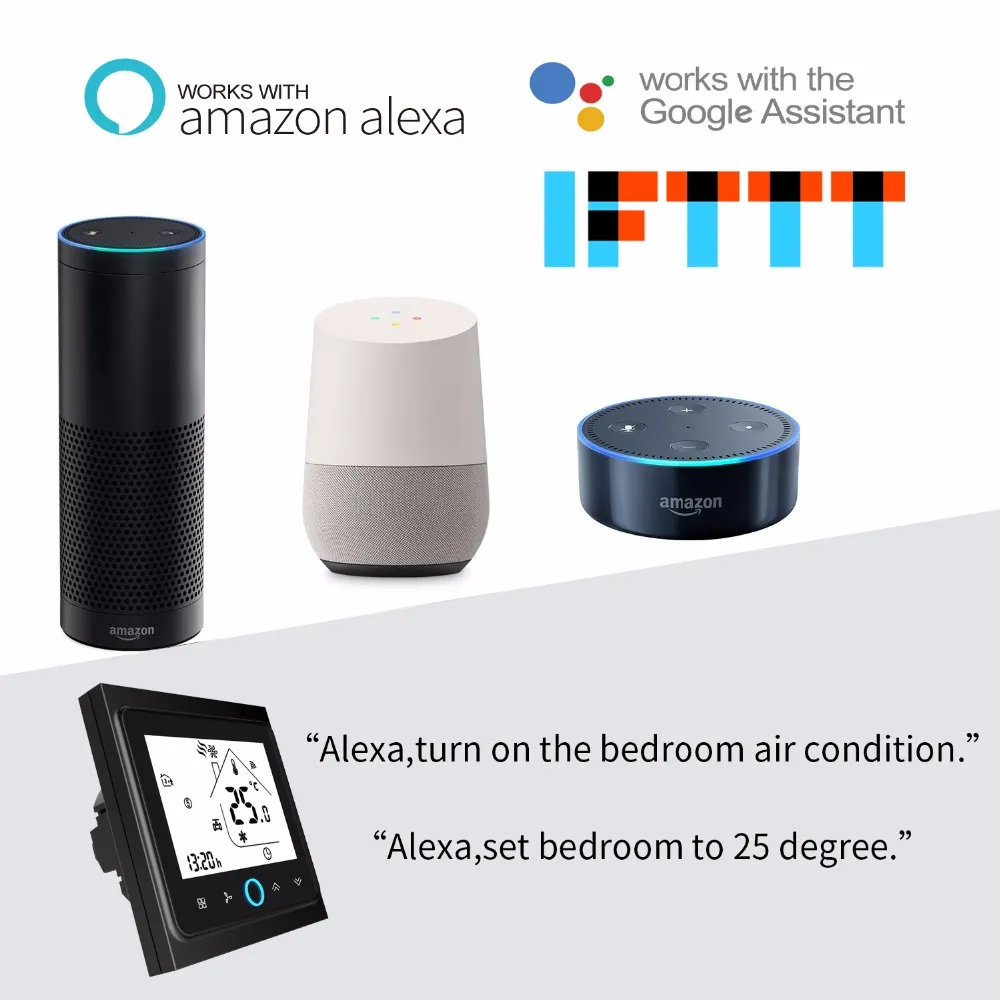 Control de termostato wifi usando Echo y Alexa de  