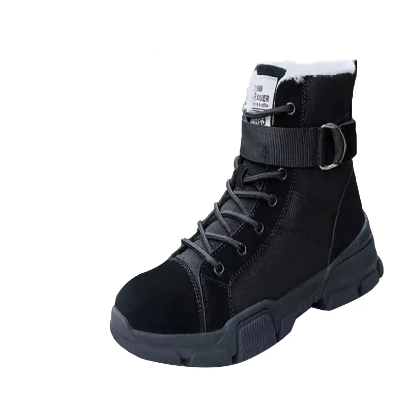 Dameslaarzen Platform Schoenen Zwart Wit Bruin Womens Cool Motorfiets Boot Lederen Schoentrainers Sport Sneakers Maat 35-41