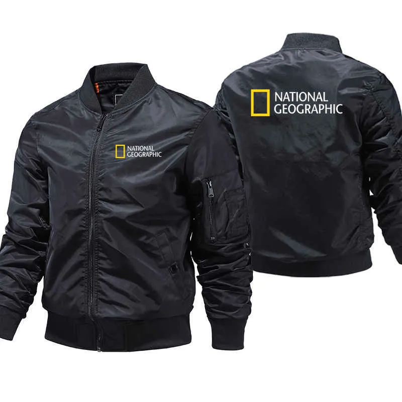 Jacket De Bombardero National Geographet De Las Chalecos De Vuelo